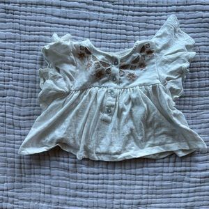 Jessica simpson baby ruffle sleeve top